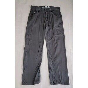 Enyce Jeans Mens 32x29 Straight Black Hip Hop  Sean Combs Mid Rise Cotton Logo